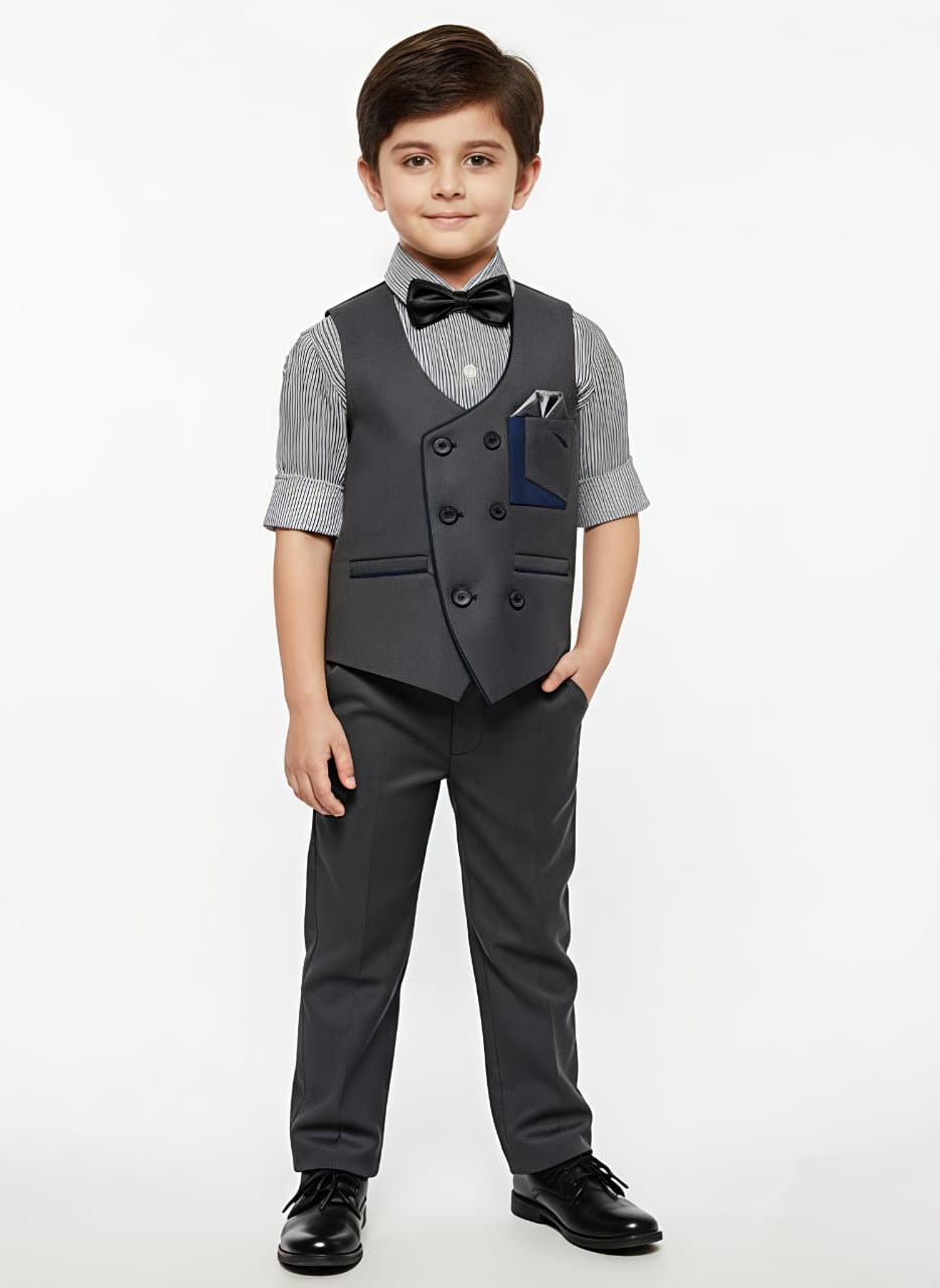 Dark Gray Two piece Suit