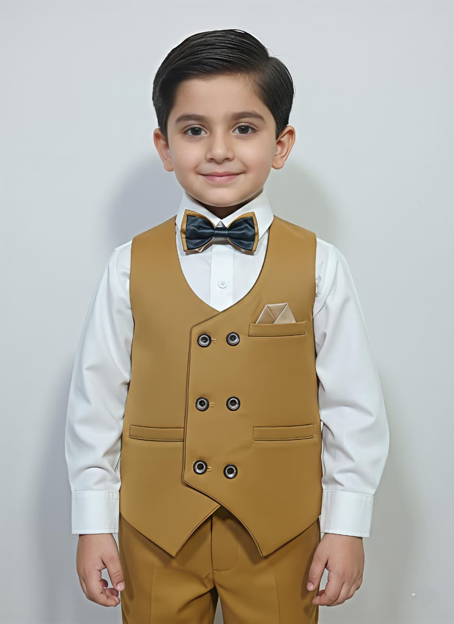 Two Piece Suit - Mustard