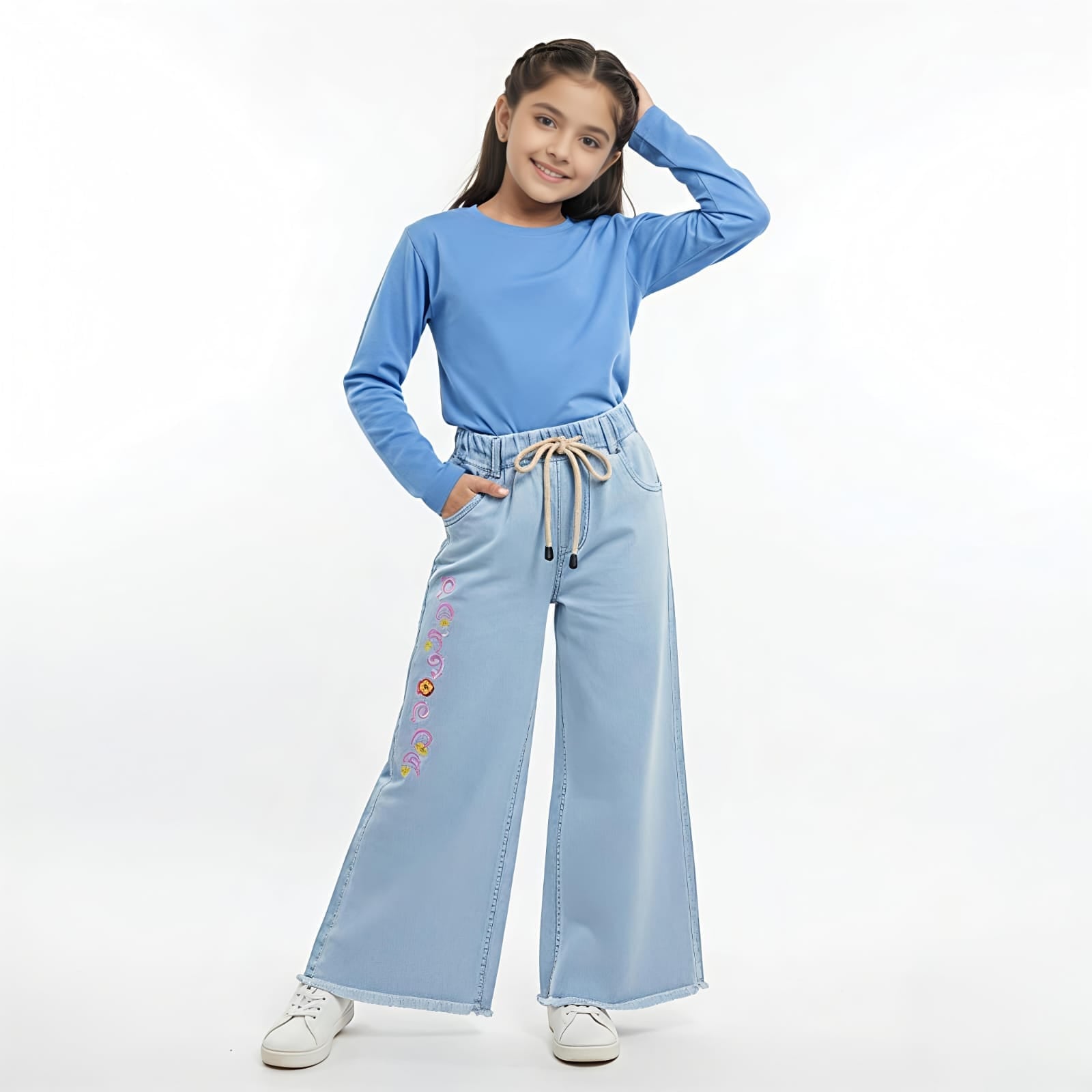 Sky Blue Plazo
