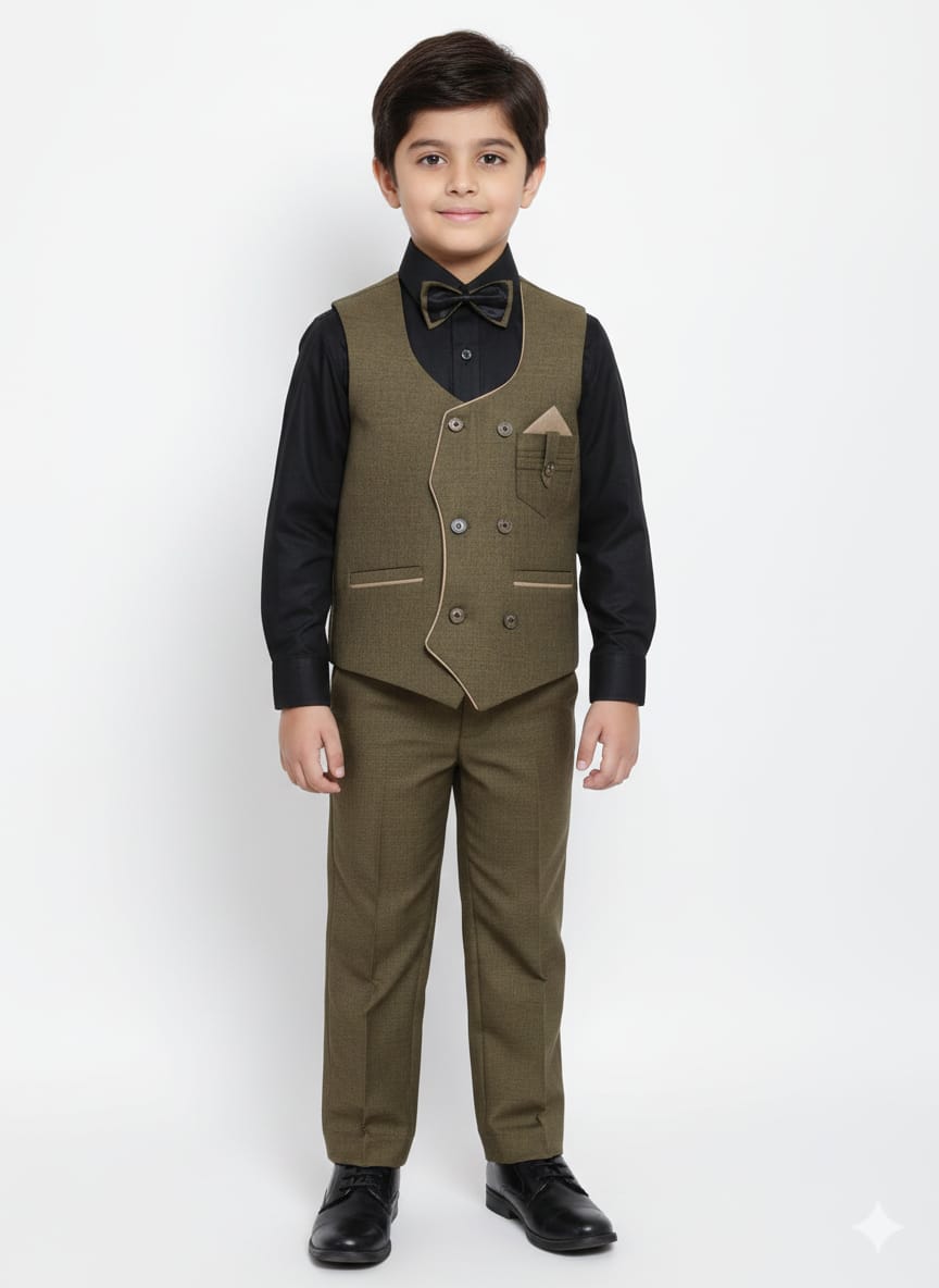 Classic Two-Piece Waistcoat Suit