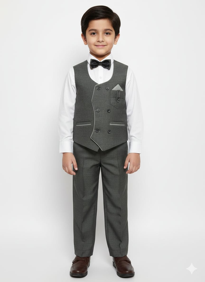 Classic Two-Piece Waistcoat Suit
