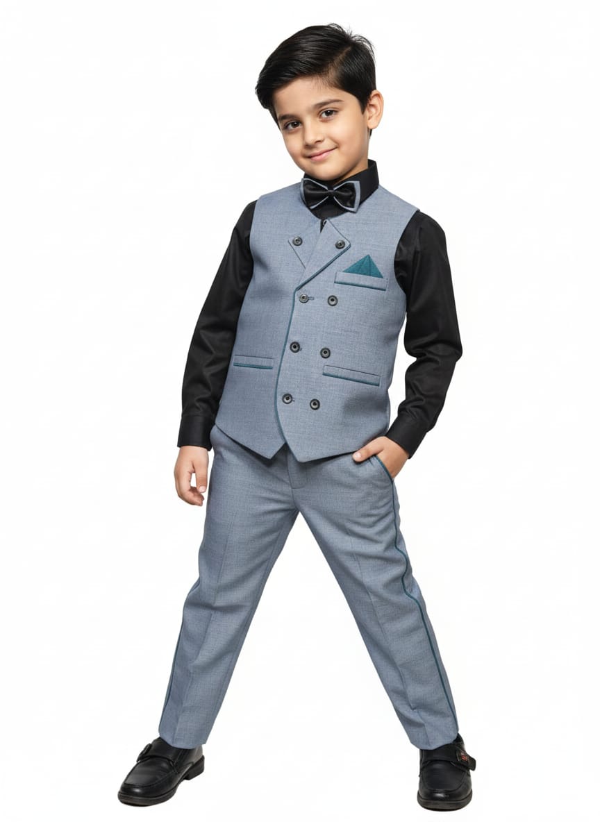 Elegant Two-Piece Waistcoat Suit