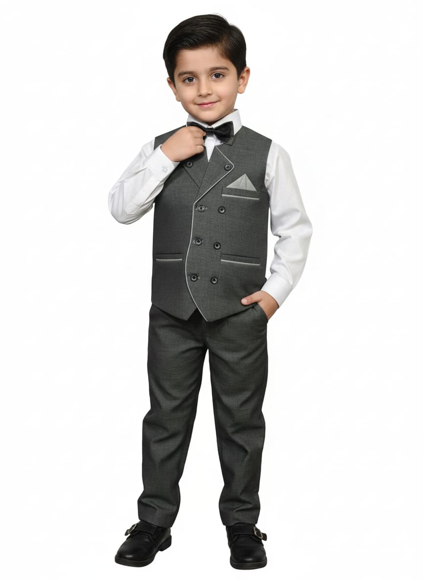 Elegant Two-Piece Waistcoat Suit